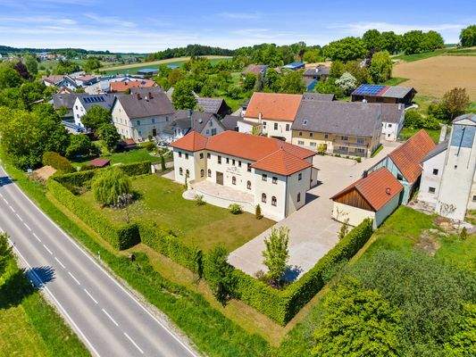 Blick über das Anwesen