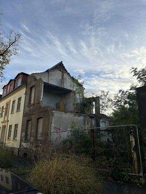 Ansicht Abrissgebäude