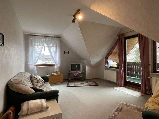 Schlafzimmer mit Balkon