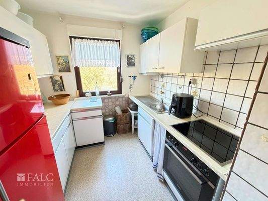 Küche im Dachgeschoss