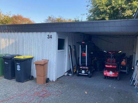 Carport mit Abstellraum