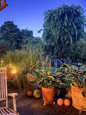 Abendstimmung-Terrasse