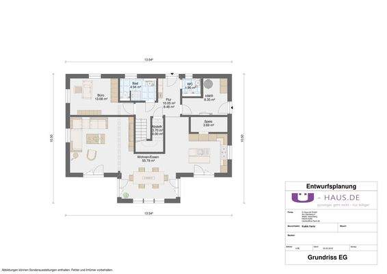 Grundriss EG Alternative