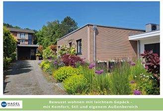 Bewusst wohnen mit leichtem Gepäck - mit Komfort, Stil und eigenem Außenbereich