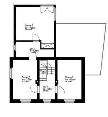Grundriss Obergeschoss