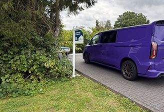 Weg zum Grundstück