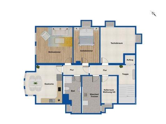 Grundriss Untergeschoss