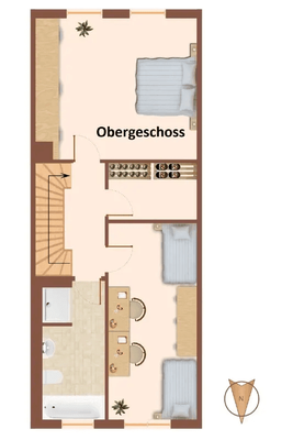 Grundriss Obergeschoss