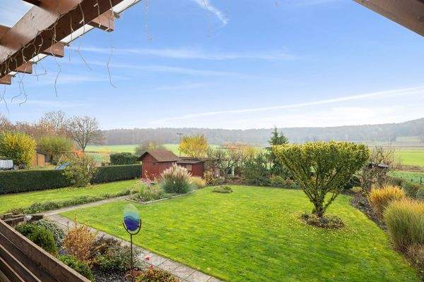 Gartenansicht von Terrasse