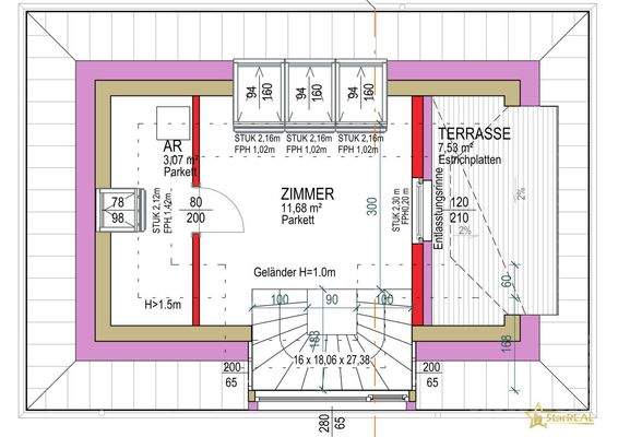 Dachgeschoss Einzelhaus