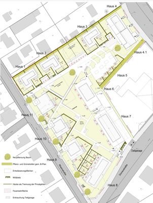 Lageplan - Neubauprojekt von Evanka Invest GmbH - bezugsfertig im März 2025