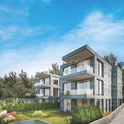 Apartments with Bodrum Castle and Kos Island view in Bodrum