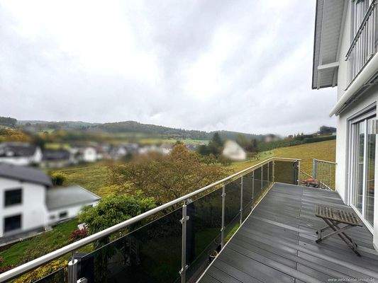 Hauptbalkon mit Ausblick
