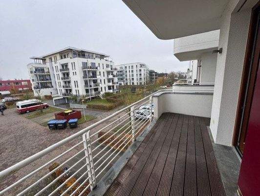 Blick vom zweiten Balkon