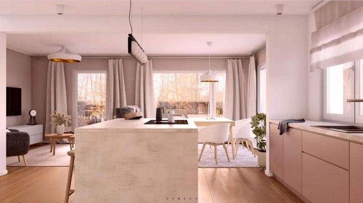 DAN-WOOD Point 124 Küche-Esszi