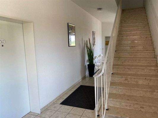 Zugang über das Treppenhaus