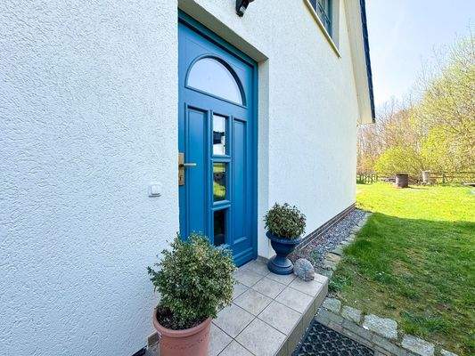 Klar getrennter Eingang