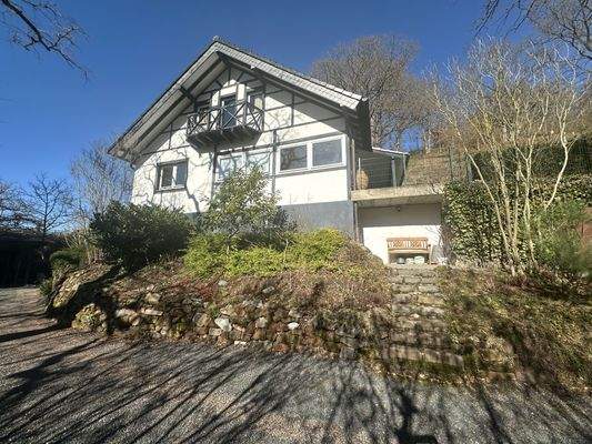 Ansicht von der Auffahrt