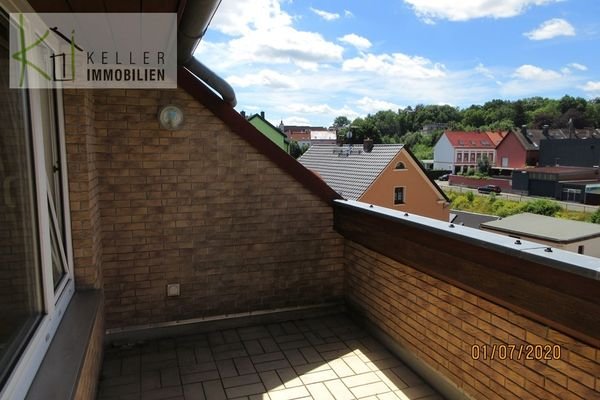 Dachterrasse in Westausrichtung (2020)