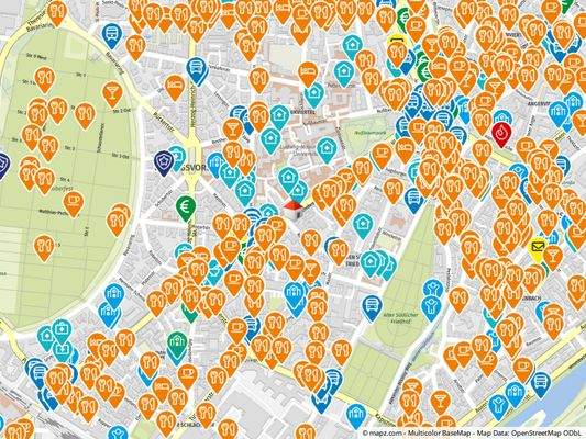Geolyzer Kartenausschnitt
