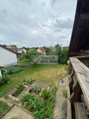 Gartenansicht vom Balkon DG