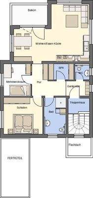 Grundriss Obergeschoss