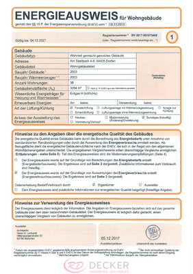 Energieausweis 1