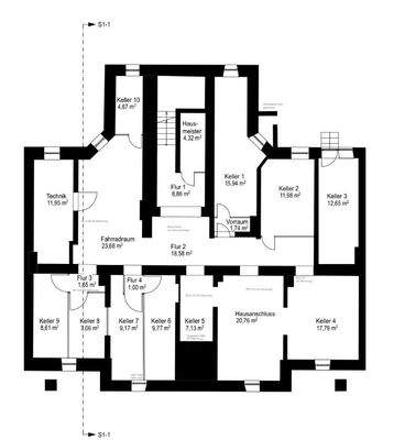 Grundriss Keller