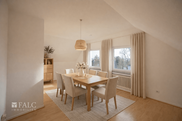 Wohnzimmer/Esszimmer Einrichtungsbeispiel