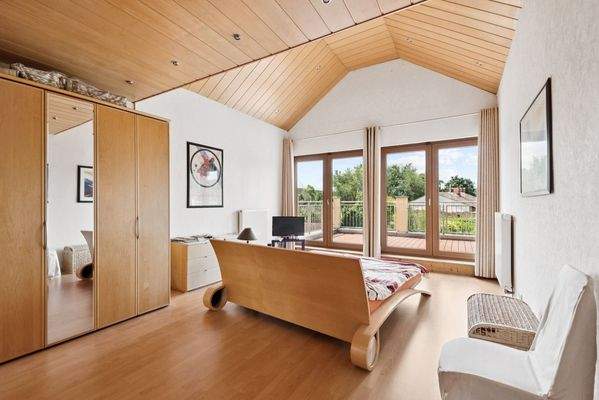 Hauptschlafzimmer mit Dachterrasse