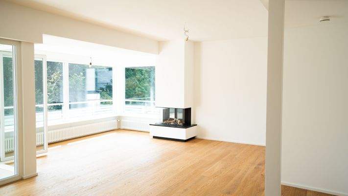 Wohnbereich mit Kamin