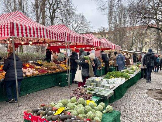 Wochenmarkt am Boxhagener Platz