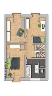 Grundriss Obergeschoss