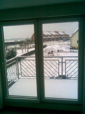 Blick vom Balkon