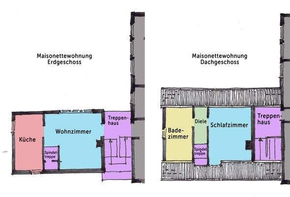 Grundrisse_Maisonette_EGundDG
