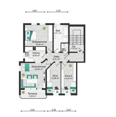 Grundriss Souterrain