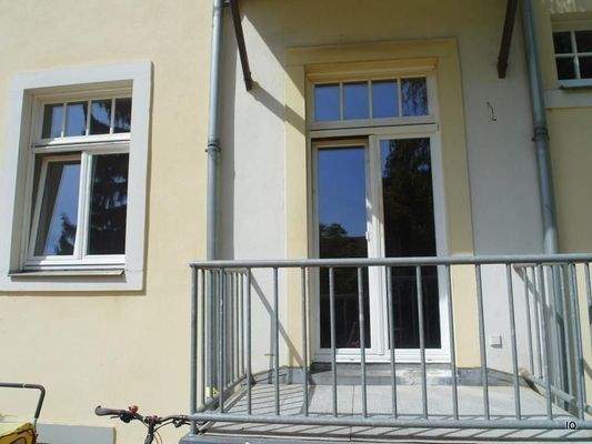 Ansicht Balkon Hofseite