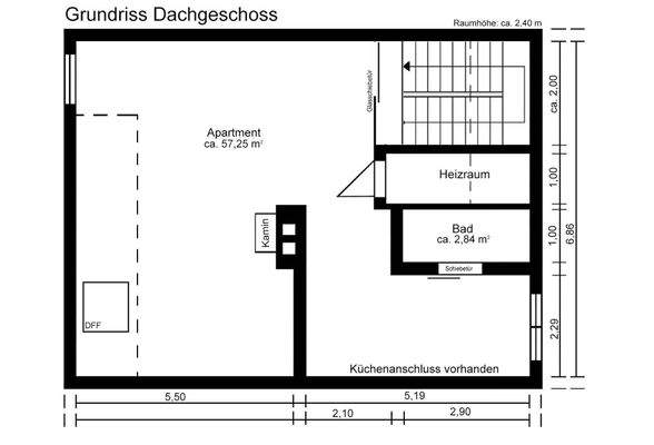 Grundriss Dachgeschoss