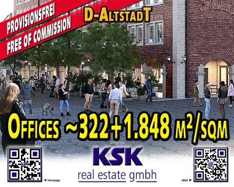 Düsseldorf Büros, Büroräume, Büroflächen 