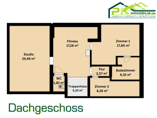 Grundriss Dachgeschoss