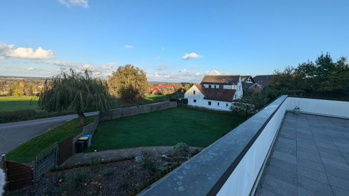 Blick von der Dachterrasse