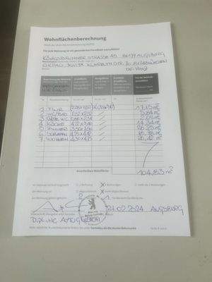 Wohnflächenberechnung 2