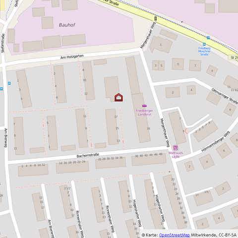 Friedberg Garage, Friedberg Stellplatz