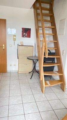 Treppei zum Schlafbereich