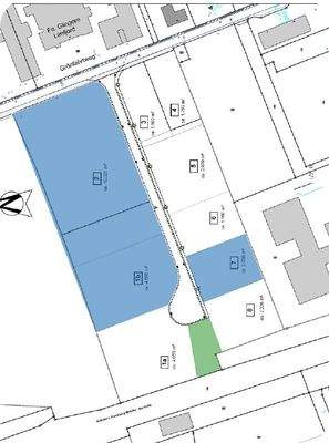 Lageplan Grönfahrtweg - Verfügbare Fläch