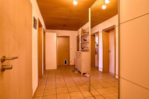 Blick in den Flur im Obergeschoss