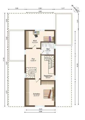 Grundriss Dachgeschoss