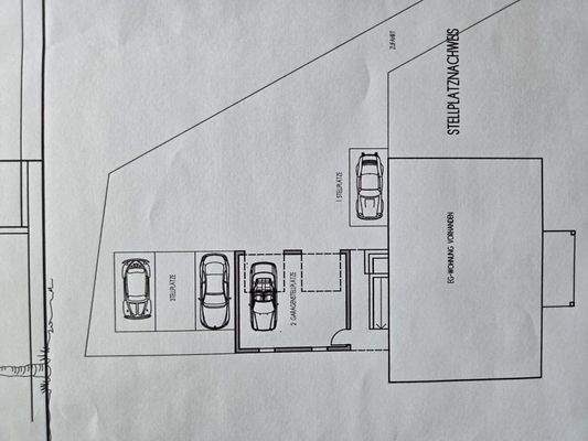 Ansicht Stellplätze