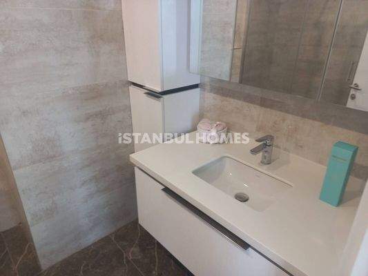 Flats in a Complex with a Pool in Buyukcekmece