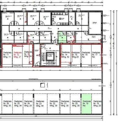 Grundriss Keller u. TG-Stellplatz